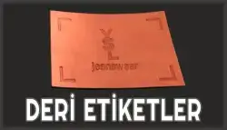 Gerçek Deri ve Suni Deri Jakron Etiketler